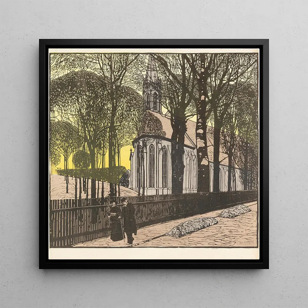 Carl Moll - Kirche St Michael in Heiligenstadt.webp