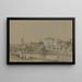 Haus Metzler bei Bonames in der Nähe von Frankfurt - Carl Morgenstern — gerahmtes Bild an der Wand