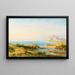 Meereslandschaft in Cefalù, Sizilien - Carl Morgenstern — gerahmtes Bild an der Wand