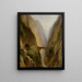 La Via Mala dans les Grisons - Carl Morgenstern — gerahmtes Bild an der Wand