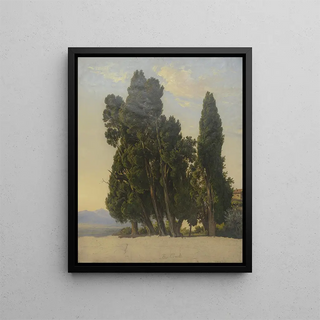 Carl Morgenstern - Zypressen im Park der Villa dEste.webp