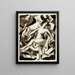 Nacktes weibliches - Carl Newman — gerahmtes Bild an der Wand