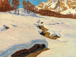 Alpenwinter-Gemälde - Carl O'Lynch de Town — Ansicht des Kunstwerks