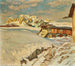 Landschafts-Gemälde der Dolomiten bei Cortina mit der Tofana - Carl O'Lynch de Town — Ansicht des Kunstwerks
