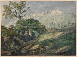 Ruine de Frankenstein en hiver - Carl Philipp Fohr — Ansicht des Kunstwerks