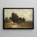Ferme près de Rockaway, comté de Morris, New Jersey - Carl Philipp Weber — gerahmtes Bild an der Wand