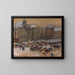 Am Weihnachtsmarkt des Jesuskindes - Carl Pippich — gerahmtes Bild an der Wand