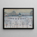 Die Burgplatz in Wien im Winter - Carl Pippich — gerahmtes Bild an der Wand