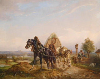 Der Kutscher zrtlique - Carl Pischinger — Ansicht des Kunstwerks