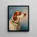 Ein Fuchs - Carl Pischinger — gerahmtes Bild an der Wand