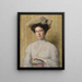 Portrait von Gisela Probst - Carl Probst — gerahmtes Bild an der Wand