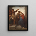 Suche nach Herberge - Carl Rahl — gerahmtes Bild an der Wand