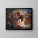 Charles Ier d'Anjou bei der Leiche von Manfred nach der Schlacht von Benevent am 26. Februar 1266 - Carl Rahl — gerahmtes Bild an der Wand