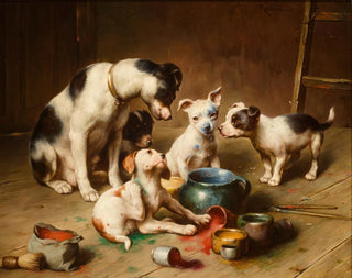Artistes en herbe - Carl Reichert — Ansicht des Kunstwerks