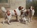 Drei Hunde - Carl Reichert — Ansicht des Kunstwerks