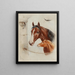 Idyllische Stall-Szene - Carl Reichert — gerahmtes Bild an der Wand