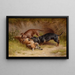 Jagdwild - Carl Reichert — gerahmtes Bild an der Wand
