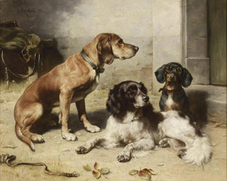 Nach der Jagd - Carl Reichert — Ansicht des Kunstwerks