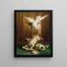 Pandémonium der Mops-Hunde - Carl Reichert — gerahmtes Bild an der Wand