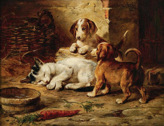 Schlaf gut bewacht - Carl Reichert — Ansicht des Kunstwerks