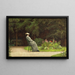 Dame lisant dans un parc - Carl Scherres — gerahmtes Bild an der Wand