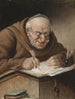 Mönch Schriftsteller - Carl Schleicher — Ansicht des Kunstwerks