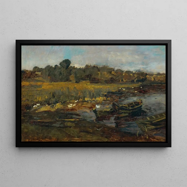 Carl Schuch - Schilflandschaft am Schwielowsee mit Enten.webp