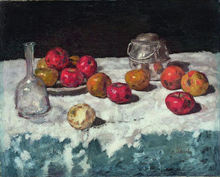 Stillleben mit Äpfeln - Carl Schuch — Ansicht des Kunstwerks