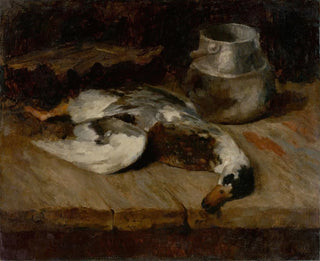 Wildente und Blechdose - Carl Schuch — Ansicht des Kunstwerks