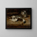 Wildente und Blechdose - Carl Schuch — gerahmtes Bild an der Wand
