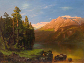 Landschaft bei Dämmerung - Carl Schweninger — Ansicht des Kunstwerks