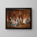 Salon - Carl Schweninger Jr — gerahmtes Bild an der Wand