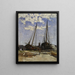 Studie für den Hafen von Dordrecht 1880 Göteborg Kunstmuseum - Carl Skånberg — gerahmtes Bild an der Wand