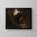 En chasse - Carl Spitzweg — gerahmtes Bild an der Wand