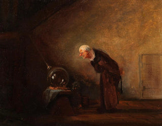 L'alchimiste chimiste - Carl Spitzweg — Ansicht des Kunstwerks