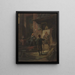 Der Maler - Carl Spitzweg — gerahmtes Bild an der Wand