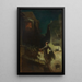 Der Geiger im Mondschein - Carl Spitzweg — gerahmtes Bild an der Wand