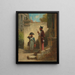 Der Kommandant - Carl Spitzweg — gerahmtes Bild an der Wand