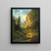 Berglandschaft - Carl Spitzweg — gerahmtes Bild an der Wand