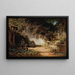 Ermite repariert seine Netze - Carl Spitzweg — gerahmtes Bild an der Wand