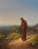Mnch Elle m'aime un peu du fond du cœur - Carl Spitzweg — Ansicht des Kunstwerks