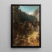 Moulin de montagne - Carl Spitzweg — gerahmtes Bild an der Wand