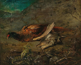 Stillleben mit Fasan und Birkhuhn - Carl Spitzweg — Ansicht des Kunstwerks