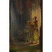 Reproduktion des Gemäldes Rue au Caire, Türke findet eine Rose - Carl Spitzweg