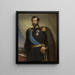 Oskar I. 1799-1859 König von Schweden und Norwegen - Carl Staaff — gerahmtes Bild an der Wand