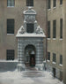Winterlandschaft des aktuellen Außenministeriums von Stockholm - Carl Stefan Bennet — Ansicht des Kunstwerks