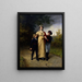La reine Louise avec ses fils dans le parc Luisenwahl - Carl Steffeck — gerahmtes Bild an der Wand