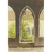 Ansicht vom Klosterhof auf den von der Kollegialkirche Saint-Pierre-et-Paul in Bad Wimpfen überwucherten Hof - Carl Theodor Reiffenstein