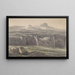 Nebellandschaft in den Apenninen - Carl Wagner — gerahmtes Bild an der Wand