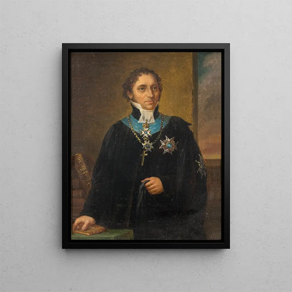 von Johan Olof Wall - Carl Wilhelm Nordgren — gerahmtes Bild an der Wand